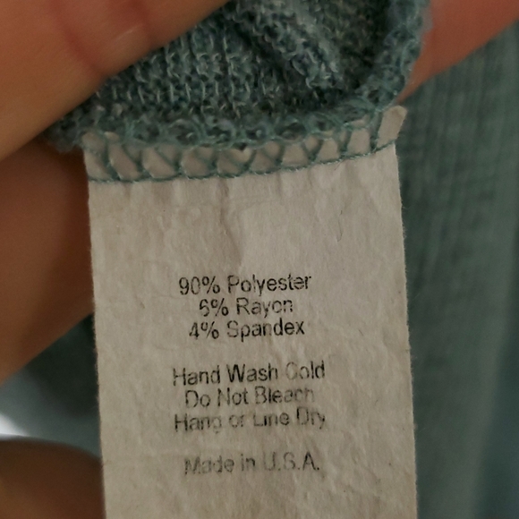 W5 Quarter Sleeve Sweater Knit Zip Back Top - Picture 9 of 9